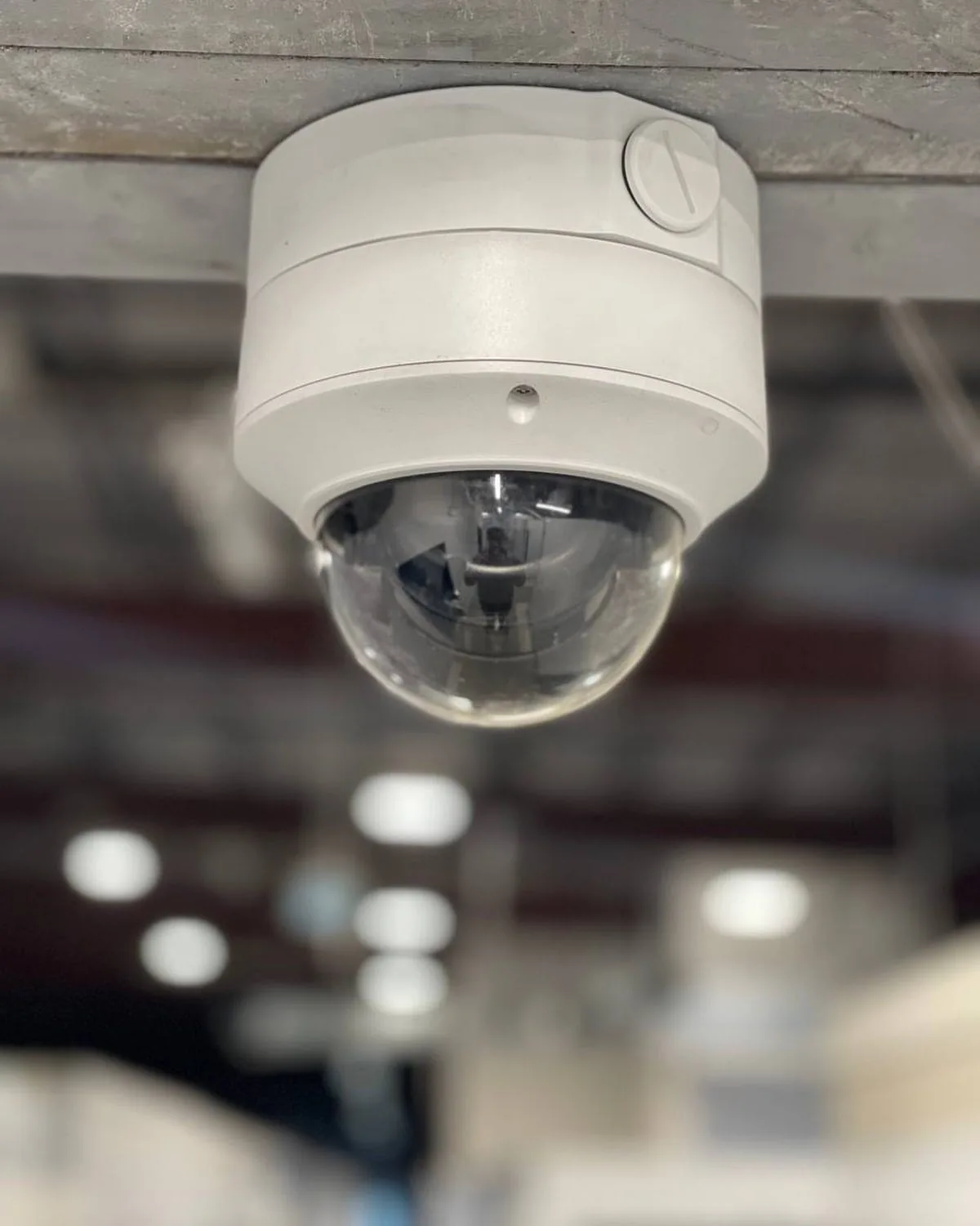 Dome camera in a retail store in Owen Sound