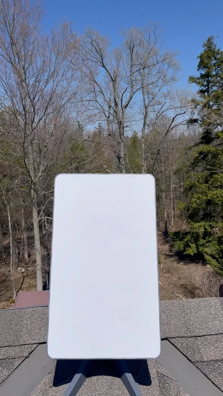 Starlink Installation in the Woods, video