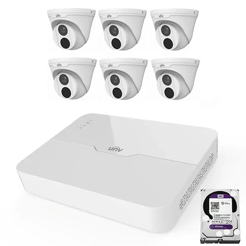 Package 2: 6 cameras with a 4K recorder