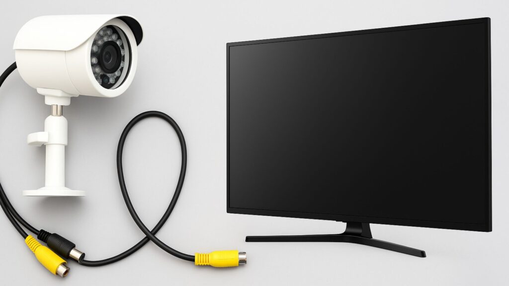 How to Connect CCTV Camera to TV Without DVR?