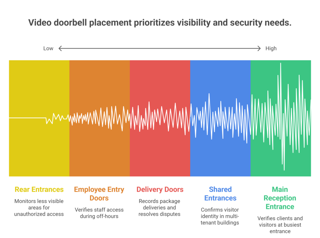 Video Doorbell Placement Strategy for Offices and Commercial Buildings