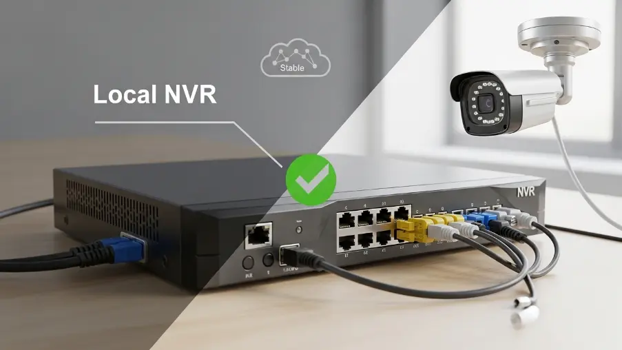 Cloud Cameras vs Local NVR: What Happens If the Internet Goes Down?